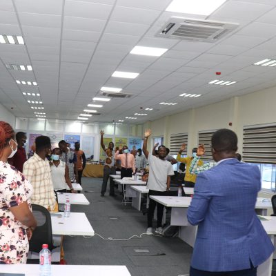 Beyond Covid-19 crisis hackathon by enpact Ghana took place at Accra Digital Centre.