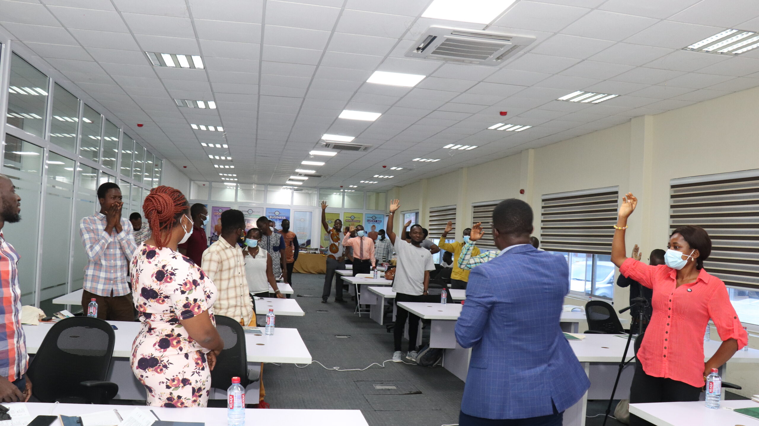 Beyond Covid-19 crisis hackathon by enpact Ghana took place at Accra Digital Centre.